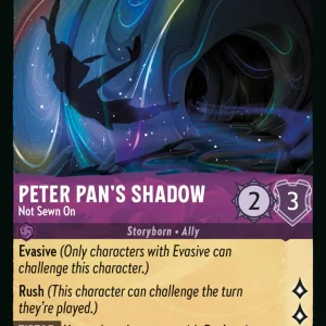 Peter Pan's Shadow - Not Sewn On